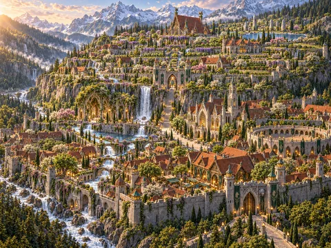 Sanctum — City illustration