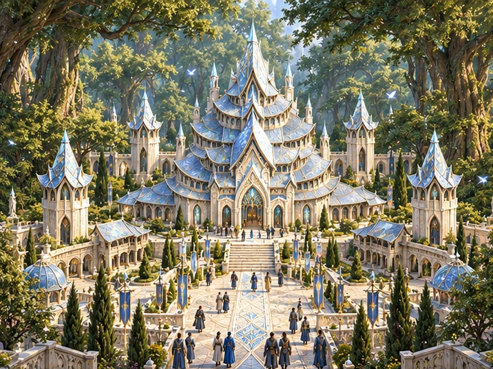 Skywood — City illustration
