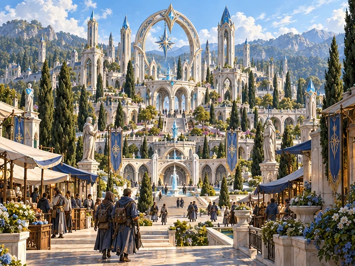 Starfell — City illustration